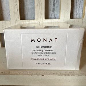 MONAT EYE SMOOTH Nourishing Eye Cream Plant Stem Cells Full Size .5oz NEW SEALED